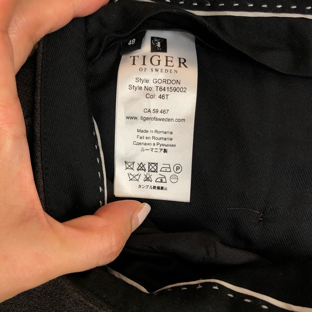 Tiger of Sweden Gordon Camouflage Wool Trousers - Picture 4 of 10